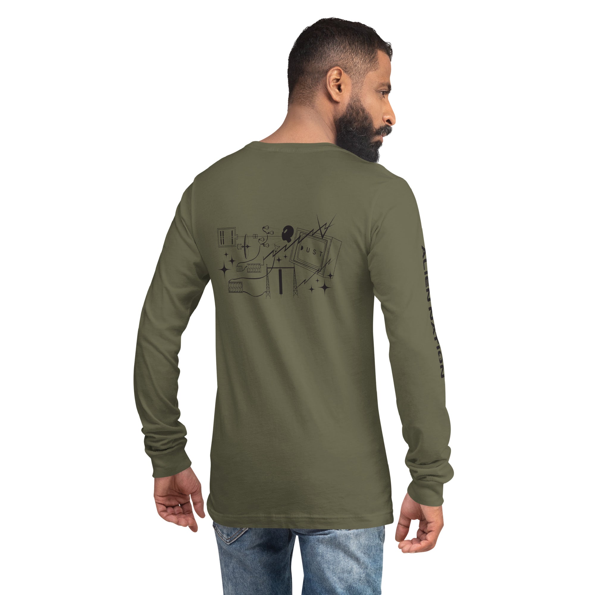 Alien Nation Broadcast Long Sleeve Tee